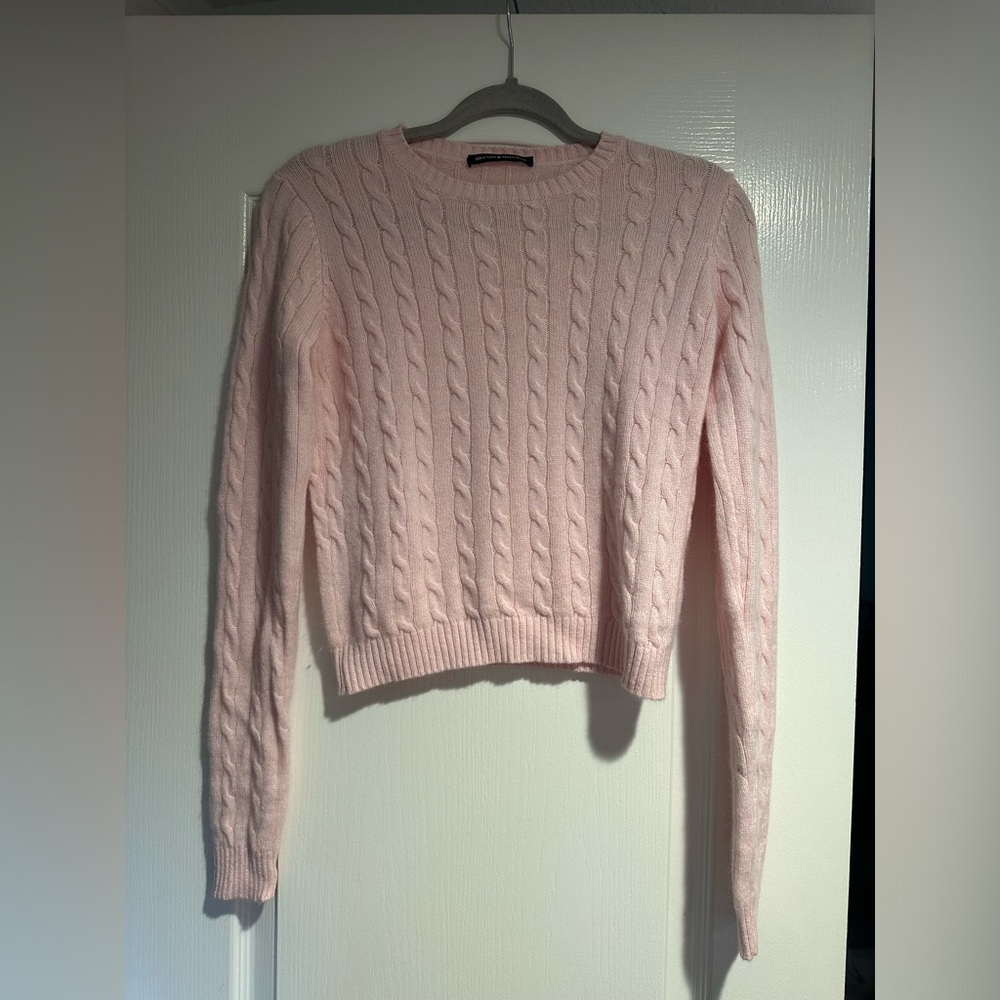 Light pink brandy melville sweater